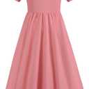 Girls Princess Dress Costume Halloween Cosplay Outfits Birthday Party Dress Up Clothes, Size 7-8T