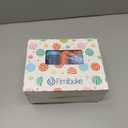 Fimibuke 16oz Kids Insulated Tumbler with Handle & Straws - 2 Pack BPA FREE 18/8 Stainless Steel Toddler Cups with Sip/Swig 2-in-1 Lids, Leak Proof Kid Drinking Cup Travel Mugs for Children Boys Girls (B2.Navy Blue & Light Blue)