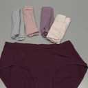 Neione Women's Cotton Underwear No Show Hipster Panties with Seamless Look No Panty Lines Size L