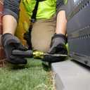 Klein Tools 32559 Multi-bit Screwdriver/Nut Driver, Extended Reach 6-in-1 Tool with Nut Driver, Phillips and Slotted Bits