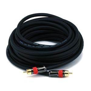 Monoprice 102683 25-Feet RG6 RCA CL2 Rated Digital Coaxial Audio Cable Black , 25ft