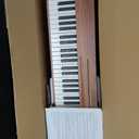 Digital Piano 88 Keys Semi-Weighted Full Size Keyboard for Beginners, Electric Piano with MIDI, Pedal, Keyboard Piano 800 Tones, 600 Rhythms, Dual Speakers, Recording Function (Brown)
