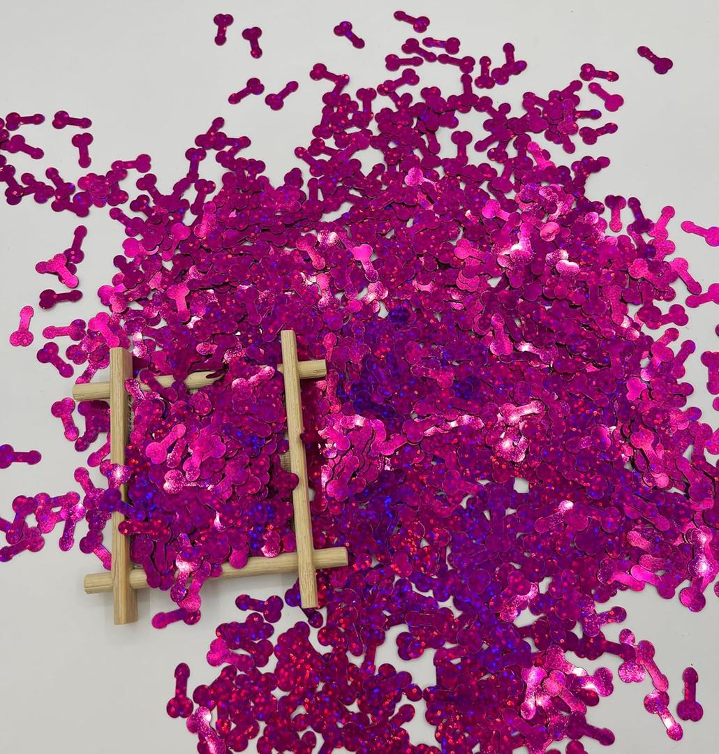 2 x 2025Pcs Glitter Confetti Cute Sprinkle Confetti Party Confetti Table Decoration(Pink250121
