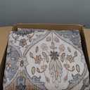 Washable Area Rug 8x10, Large Soft Rugs for Living Room Stain Resistant Non-Slip Backing Rugs for Bedroom, Vintage Clearance Large Area Rug (Turmeric/Grey,8'x10')