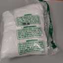 Extra Long White Shower Curtain Farmhouse, 72 x 78 Cotton Blend Waffle Tufted Striped Chic Textured Fabric Shower Curtain for Bathroom, Hotel, Washable