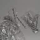 AMS Christmas Tree Ornaments 24PCS Aluminum Twisted Icicles Ornament Set for Christmas Tree New Year Party Decorations Supplies(Shiny 9.8", Silver)