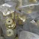 goldenwarm 15 Pack Gold Cabinet Knobs Dresser Knob for Drawer Hardware Handles and Luxury Pulls for Cabinets Zinc Alloy