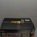 Cordless Snow Shovel, 20V Electric Snow Blower Compatible with De-Wait(No Battery), 13.5 Inch Cordless Snow Removal Shovel with Directional Plate - Yellow