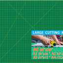 worklion self healing cutting mat 36" x 48" for sewing,fabric cutting,rotary cutting,5-layer non-slip as desk top for Scrapbooking & Quilting & Sewing & Arts & Crafts Project (Green/Green)