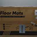 CreekT for Chevy Silverado for GMC Sierra Floor Mats 2019-2025 2026 (Crew Cab Only, Fit with Rear Under-Seat Storage), All Weather Floor Mats for 1500/2500HD/3500HD Bucket Seating Accessories