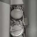 WOBANE Dimmable LED Puck Lights, Under Cabinet Lighting with Switch, Plug in Under Counter Lighting for Shelf, Closet, Cupboard, Bookcase, Display, Super Bright, 2700K Warm White, 4 Pack