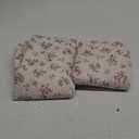 Sleepdown Queen Cotton Percale Bed Linen Set, 4Pcs, 100% Long Staple, Ultra Soft, Deep Pocket, Breathable, Floral Print, Includes Fitted & Flat Sheets, 2 Pillowcases (Sweet Ditsy Floral)