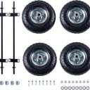 Generator Wheel Kit Compatible with Predator 9000 8750 6500 generator 4 PCS 10-inch pneumatic tires
