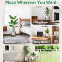 Plant Stand Indoor Adjustable, Metal Modern Indoor Plant Stand, Heavy Duty Plant Stands Outdoor Corner, Stable Plant Holder, Fits 8 to 12 Inches Pots, Black, 1 Pack, Pot & Plant Not Included