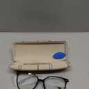 Gaoye Blue Light Blocking Glasses Women/Men, Fashion Round Cateye Frame UV Ray Filter Computer Gaming Glasses (*1-light Black Frame/Transparent Lens)