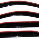 Auto Ventshade [AVS] In-Channel Rain Guards for 2016 - 2023 Toyota Tacoma Double Cab | Window Vent Visors, 4 pcs. - Smoke | 194768