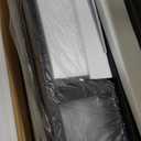 Fannova 32.3" Wide Extra Large Printer Stand, 3 Tier Printer Table with Adjustable Storage Shelf, Rolling Printer Cart with Industrial Wheels for Home Office, Rustic Brown