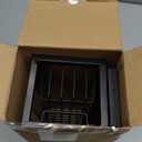 Bntuk Sponge Holder for Kitchen Sink, Sink Caddy with Towel Holder, Kitchen Countertop Storage Organization, Home Apartment Essential Accessories (Black)