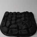 Irsnianianfa Sondur Travel Cushion,Comfortable 3D Air Seat Cushions,Inflatable Travel Cushion Airplane Seats for Car,Office Chair, Wheelchair (Black)