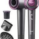 2-in-1 Hair Dryer & Fragrance Essence Capsule, 110,000 RPM High-Speed 1200W Ionic Blow Dryer with Brushless Motor, Intelligent Heat Control, Lightweight, Low Noise with Magnetic Nozzle