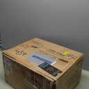 AWASEN Mid Century Nightstand with Charging Station, Modern Bedside Table with Glass Decorative Drawer, Small End Side Table with 2 Tiers Storage for Bedroom, Office and Small Space (Brown)