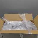 Joyido 36 Pack Clear Plastic Champagne Flutes  6oz Ribbed Disposable Champagne Glasses  Clear Vintage Mimosa Glasses with Long Stem  Elegant Sparkling Wine Stemware for Wedding, Party