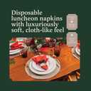 100 Linen-Feel Colored Paper Napkins - Decorative Cloth-Like BURGUNDY Luncheon Napkins - Soft And Absorbent. For Kitchen, Party, Wedding, Dinner Or Any Occasion. (Pack of 100), 13" x 13"
