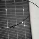 Solarapex 100watt Flexible Solar Panel -Lightweight Mono Solar with ETFE Coating, IP68 Waterproof, Fiberglass Protection for 12V Battery Charging in RV, Boat, Marine, Camping & Off-Grid(100W)