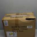 Attelite Upgrade Harder Solid Plastic Hat Organizer for Baseball Caps, 8 Pack Stackable Hat Storage Box with Clear Magnetic Door, Hat Rack(XL-Black)