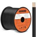 GOSDENG 12/ 2 Low Voltage Landscape Wire 250FT Outdoor Landscape Lighting Cable 12 Gauge 2 Conductors Low Voltage Wire for Landscaping Lights, Copper Clad Aluminum Direct Burial