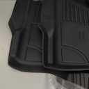 YITAMOTOR Floor Mats Fit for Toyota Tundra CrewMax Cab 2026 2025-2022, Custom Fit Tundra Car Mats, All-Weather TPE Front and Rear Row Floor Liners, Black