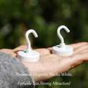 Neosmuk Magnetic Hooks, Cruise Ship Essentials, 26#,White