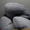 Momcozy Pregnancy Pillows for Sleeping, U Shaped Full Body Maternity Pillow with Removable Cover - Support for Back, Legs, Belly, HIPS for Pregnant Women, 57 Inch Pregnancy Pillow for Women, Grey