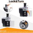 DUMOS Juicer Machines, Centrifugal Juice Extractor for Fruits & Vegetables