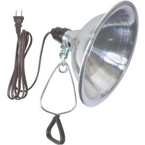 Woods Clamp Lamp Light with Aluminum Reflector; 150W; UL Listed; 6- Foot Cord (8.5 Inch)
