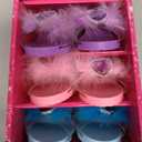 Princess Dress Up Shoes Pretend Play Jewelry Toys Set 3 Pairs of Shoes with Tiara Earrings Necklaces Ring Role Play Set for Little Girls Aged 3-6 Years Old