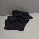 Chyhomenyc Black Curtains 54 Inch Length for Living Room, Light Filtering Textured Window Curtains, Soft Airy Privacy Rod Pocket Curtain for Bedroom, 42Wx54L, 2PCS