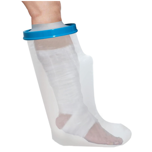 Tideshake - Waterproof Leg Cast Cover for Showering, Reusable Adult Short Leg Cast Protector, Cast Covers for Shower Leg, Cast Bag for Shower, Cast Cover for Showering Foot