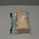 Ocmoiy 100Pcs Cookie Bags with Window, 3.5x2.3x7.5 Inch Kraft Paper Bakery Bags with Thank You Stickers for Snack, Popcorn, Coffee Bean, Party Favor, Cookie Packaging