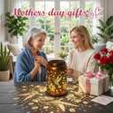 Mothers Day Gifts for Mom Grandma - Birthday Day Gifts for Women, Hummingbird Solar Lantern Outdoor Waterproof, Garden Decor