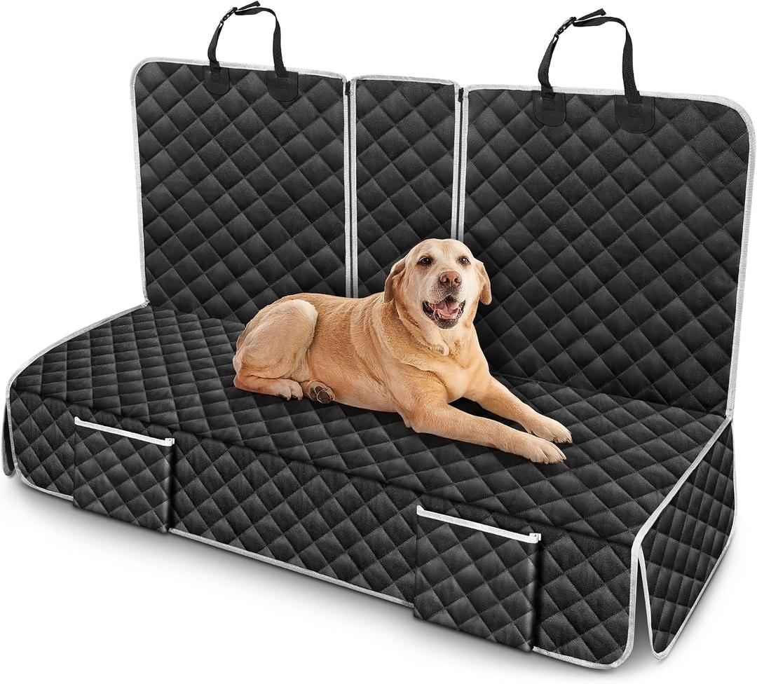 Dog Car Seat Cover Compatible with Mazda CX30 CX-30 Mazda 3 6 CX3 Back Seat Accessories 2000-2025 2026, Waterproof Pet Bench Backseat Rear Seat Covers with Non-Slip Backing