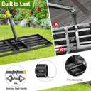 Lawn Leveling Rake, 30"x10" Levelawn Tool, 5FT Adjustable Handle Leveling Tool Heavy Duty Stainless Steel Lawn Leveler for Yard Garden Golf Course Soil Grass