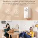 Meross Matter Human Presence Sensor, 3-in-1 PIR & Light & mmWave Radar Motion Sensor, AI Motion Detector for Matter Smart Home Automation, Supports HomeKit, Alexa, Google, Home Assistant, 2.4GHz Wi-Fi