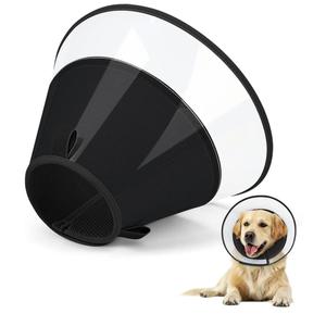 Dog Cone Collar with Soft Liner to Stop Licking, Elizabeth Recovery Collar After Surgery for Large Medium Dogs, Comfortable Pet Head Cone Alternative for Neutering Spay Injury (L)
Amazon's Choice