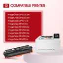 067H 067 Toner Cartridge Set MF654CDW Compatible for Canon 067 067H Color ImageCLASS MF656CDW MF650C LBP632CDW MF655CDW MF653CDW LBP633CDW LBP630C MF652Cdw MF651Cw Printer 4 Pack High Yield Ink