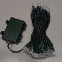 ASENEK Christmas Light, 33ft 100 LED Battery Operated String Lights with Auto Timer & 8 Modes, Green Wire Outdoor Waterproof String Lights for Outdoor and Indoor Christmas Decor  Warm White