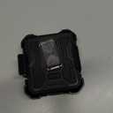 VEGO for Galaxy Z Flip 6 Case, 360 Rotatable Ring Kickstand & Belt Clip Holster & Tempered Glass Camera Screen Protector & Hinge Protection, Shockproof Case for Samsung Flip 6 5G - Black