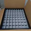 IRIS USA Bead Organizer Drawers, 64-Drawer, Screw Tool Electronics Hardware Nuts and Bolts Plastic Garage Storage Cabinet Bin, Stackable Craft Supply Building Bricks Sorter Teacher Tool Box, Black