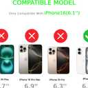 Aesthetic Winter Christmas Collage Phone Case for iPhone 16, Trendy Cool Christmas Phone Case for iPhone 16