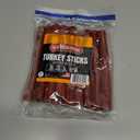 Old Wisconsin Turkey Sausage Snack Sticks, Naturally Smoked, Ready to Eat, High Protein, Low Carb, Keto, Gluten Free, 16 Ounce Resealable Package,BBD 11/06/2026